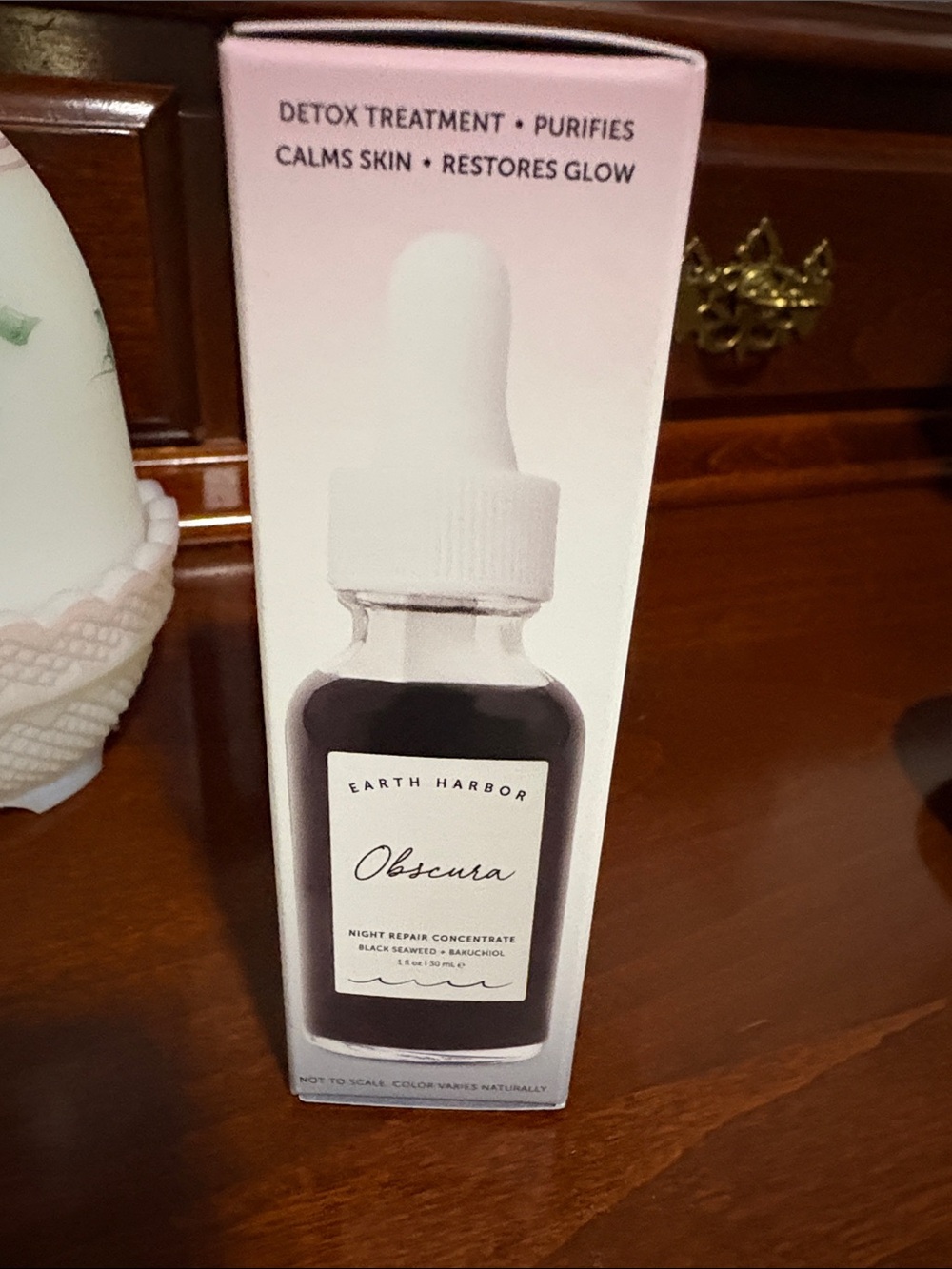 Earth Harbor Obscura Night Repair Concentrate — Pink Packaging